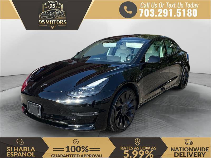Used 2021 Tesla Model 3 Performance