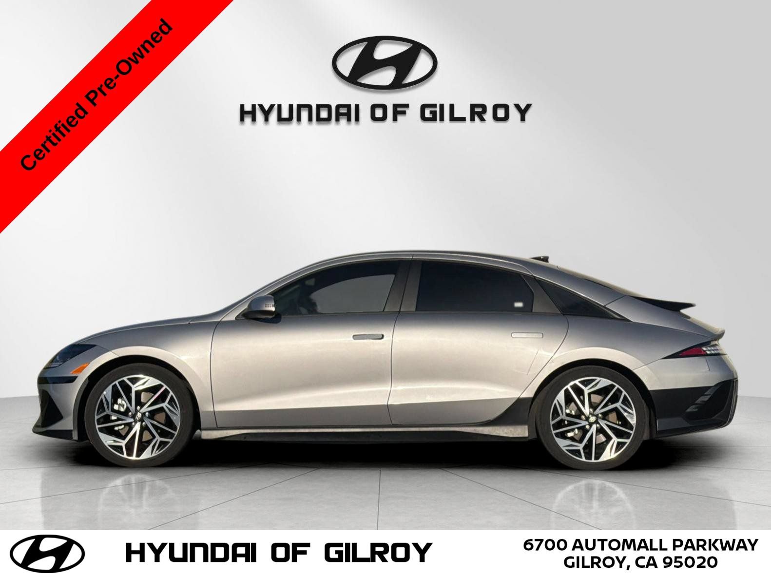 Certified 2023 Hyundai Ioniq 6 SEL w/ Cargo Package RWD image 2