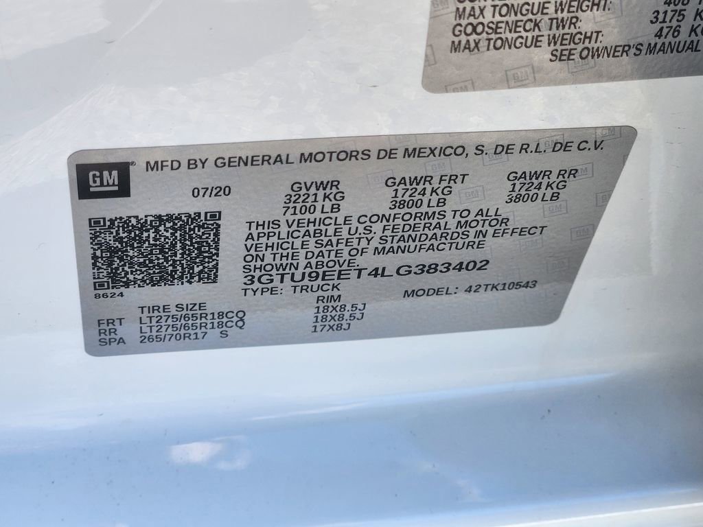 Used 2020 GMC Sierra 1500 AT4 w/ AT4 Premium Package image 33