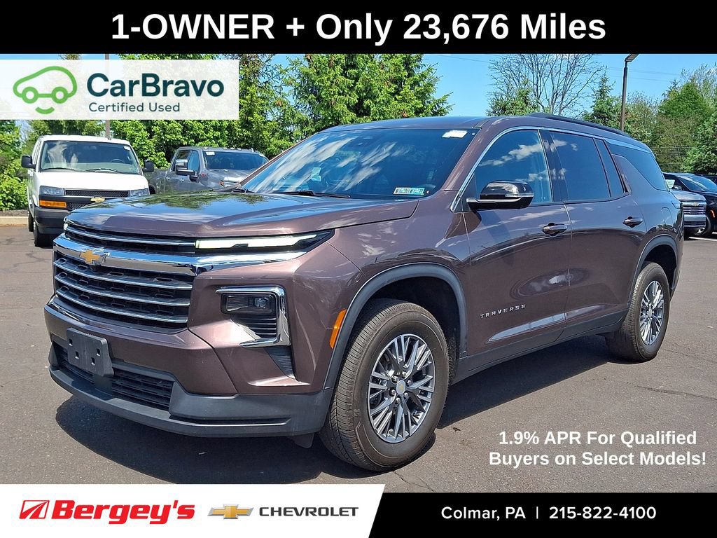 Certified 2024 Chevrolet Traverse LT w/ LPO, Floor Liner Package