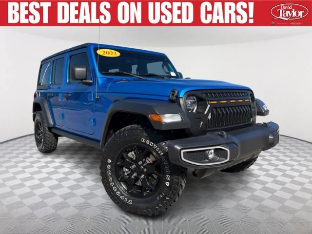 Used 2022 Jeep Wrangler Unlimited Sport AWD/4WD video 1