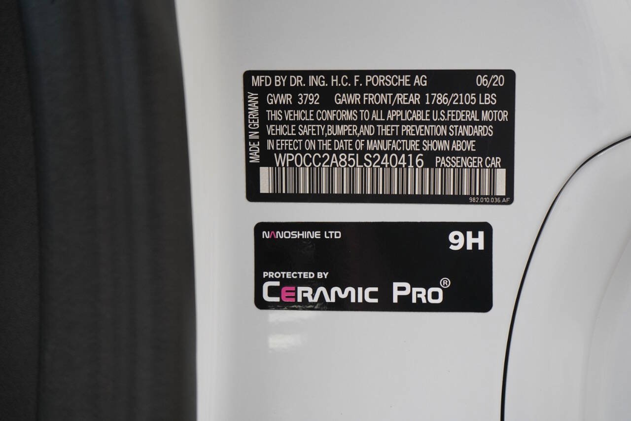 Used 2020 Porsche 718 Boxster Spyder RWD image 56