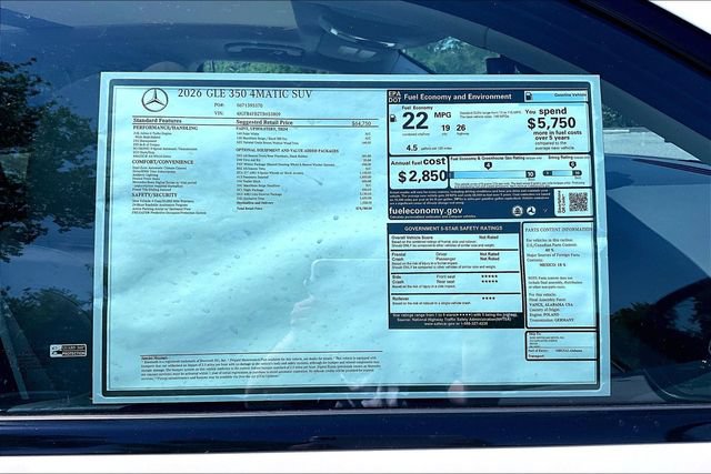 New 2026 Mercedes-Benz GLE 350 4MATIC image 14