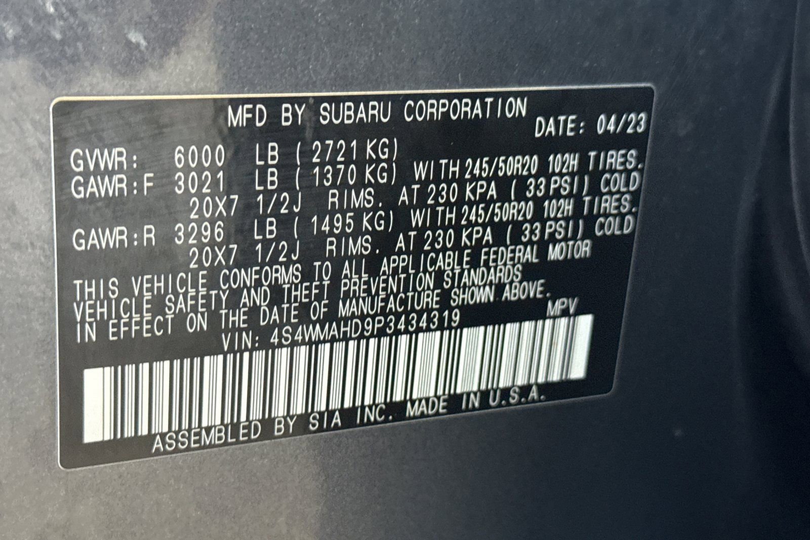 Used 2023 Subaru Ascent Onyx Edition image 28