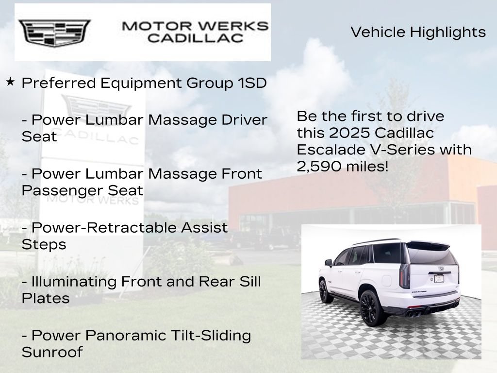 Certified 2025 Cadillac Escalade V w/ LPO, ONYX Package AWD/4WD image 7