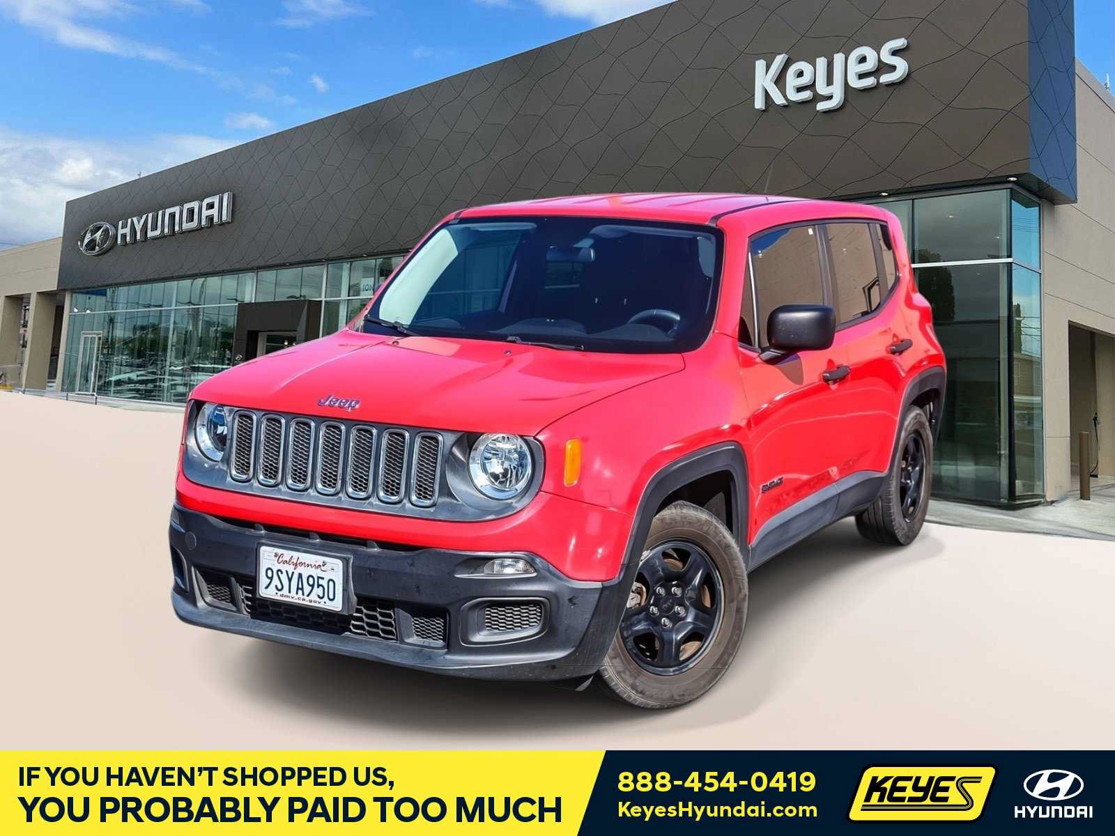 Used 2016 Jeep Renegade Sport w/ Power & Air Group FWD image 1