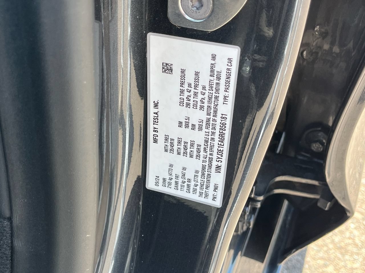 Used 2024 Tesla Model 3 Standard Range RWD image 29