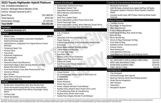 Used 2022 Toyota Highlander Platinum image 7