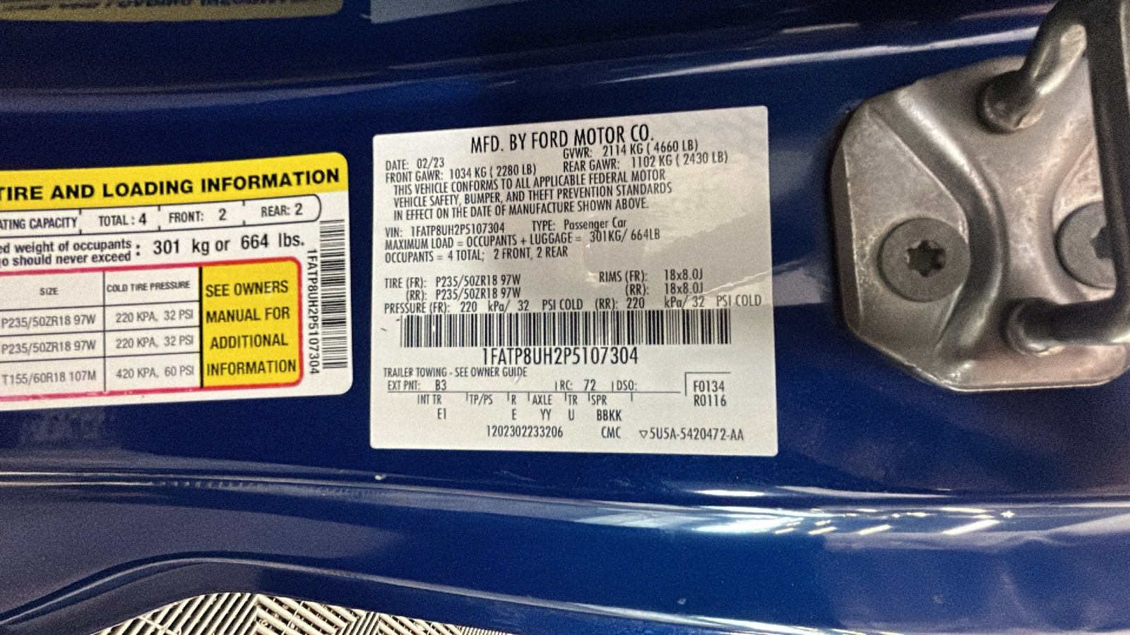 Used 2023 Ford Mustang Premium RWD image 12