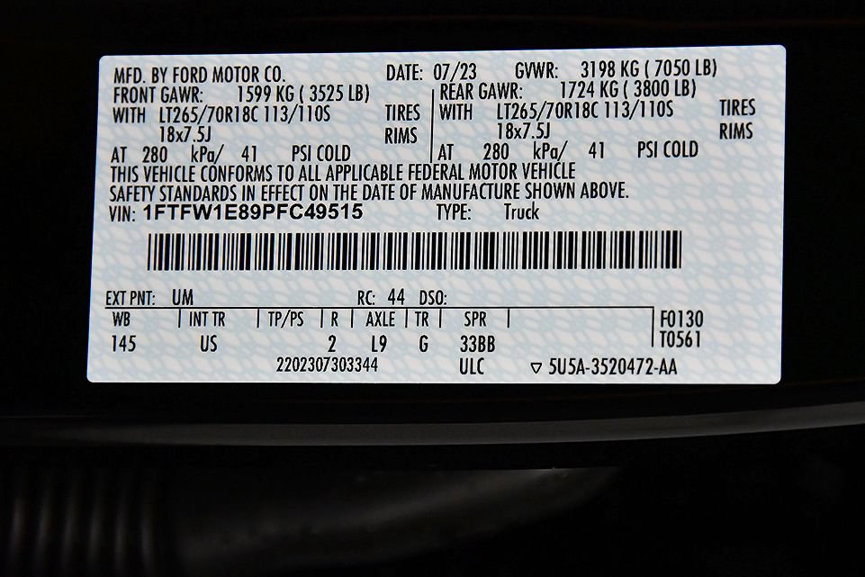 Used 2023 Ford F150 XLT w/ Equipment Group 302A High AWD/4WD image 17