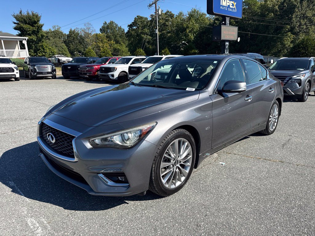 Used 2018 INFINITI Q50 Luxe w/ Essential Package (3.0T Luxe)
