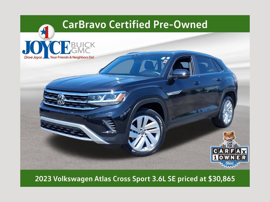 Used 2023 Volkswagen Atlas Cross Sport SE w/ Black Wheel Package