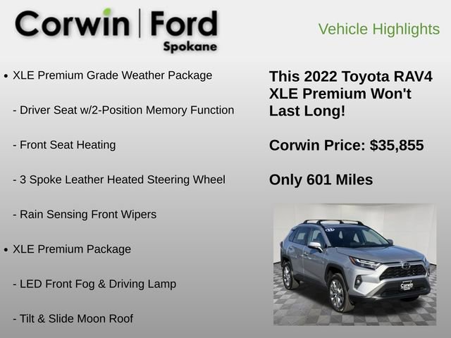 Used 2022 Toyota RAV4 XLE Premium AWD/4WD image 6