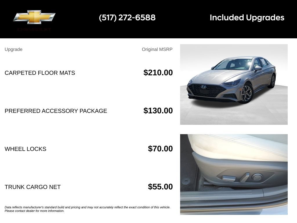 Used 2023 Hyundai Sonata SEL w/ Preferred Accessory Package FWD image 5