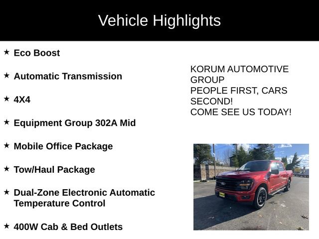 New 2025 Ford F150 XLT w/ Equipment Group 302A MID image 4