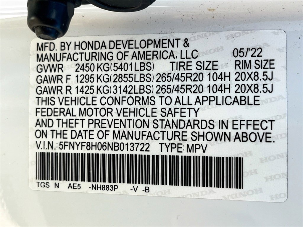 Used 2022 Honda Passport Elite image 32