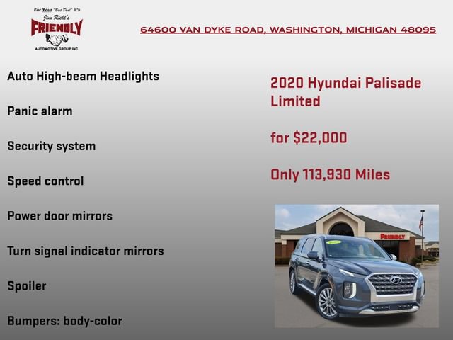 Used 2020 Hyundai Palisade Limited AWD/4WD image 30