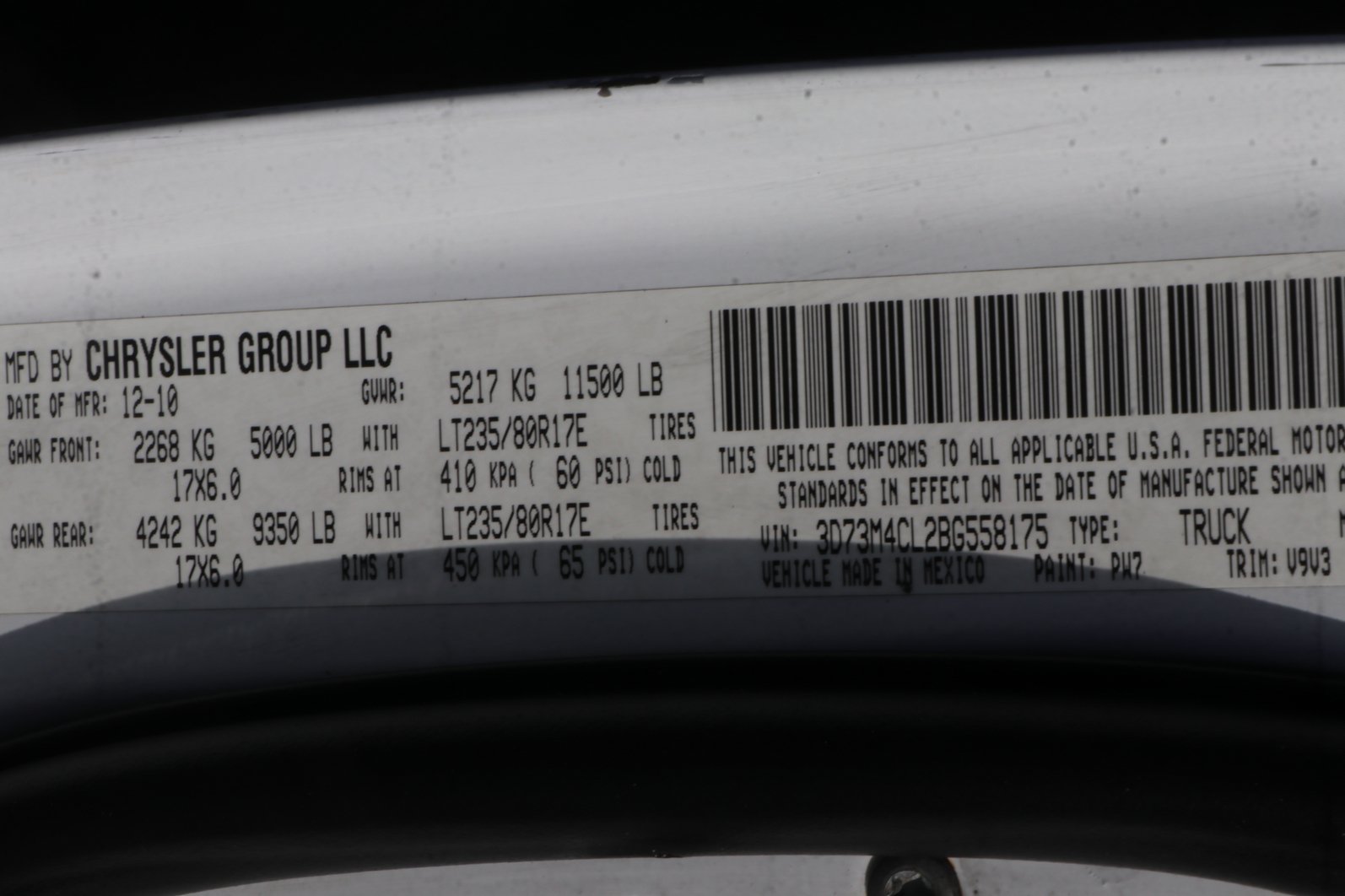 Used 2011 RAM 3500 ST w/ ST Popular Equipment Group RWD image 34