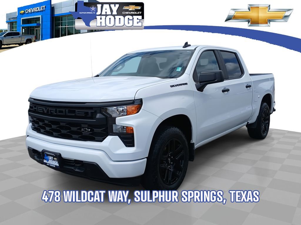 Used 2024 Chevrolet Silverado 1500 Custom w/ Turbomax Blackout Package image 1