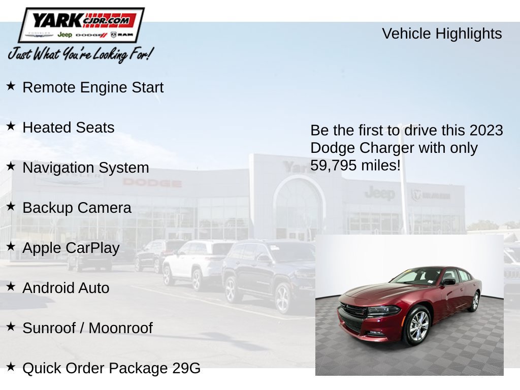 Certified 2023 Dodge Charger SXT AWD/4WD image 13