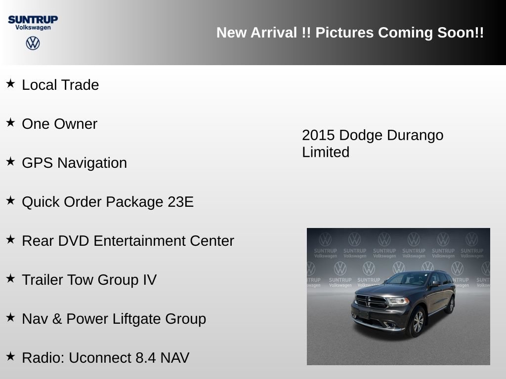Used 2015 Dodge Durango Limited w/ Nav & Power Liftgate Group AWD/4WD image 6
