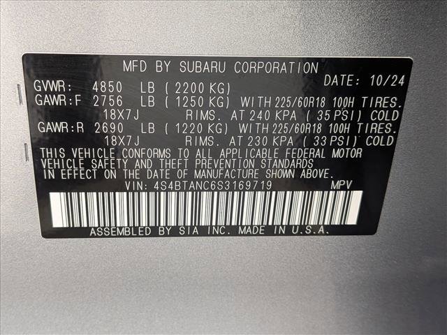 Used 2025 Subaru Outback Limited AWD/4WD image 24