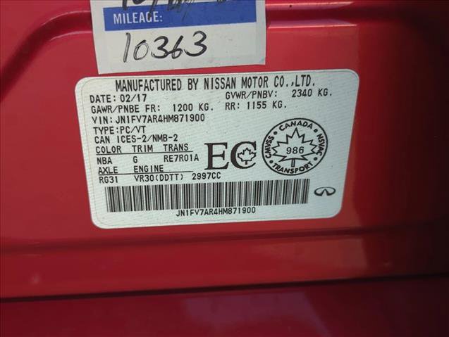 Used 2017 INFINITI Q50 Red Sport 400 AWD/4WD image 27