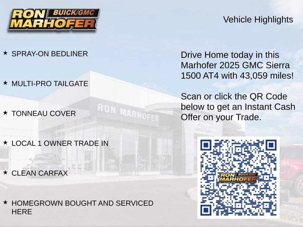 Used 2025 GMC Sierra 1500 AT4 w/ AT4 Preferred Package AWD/4WD image 15