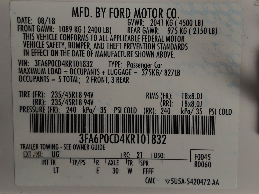 Used 2019 Ford Fusion SEL FWD image 33