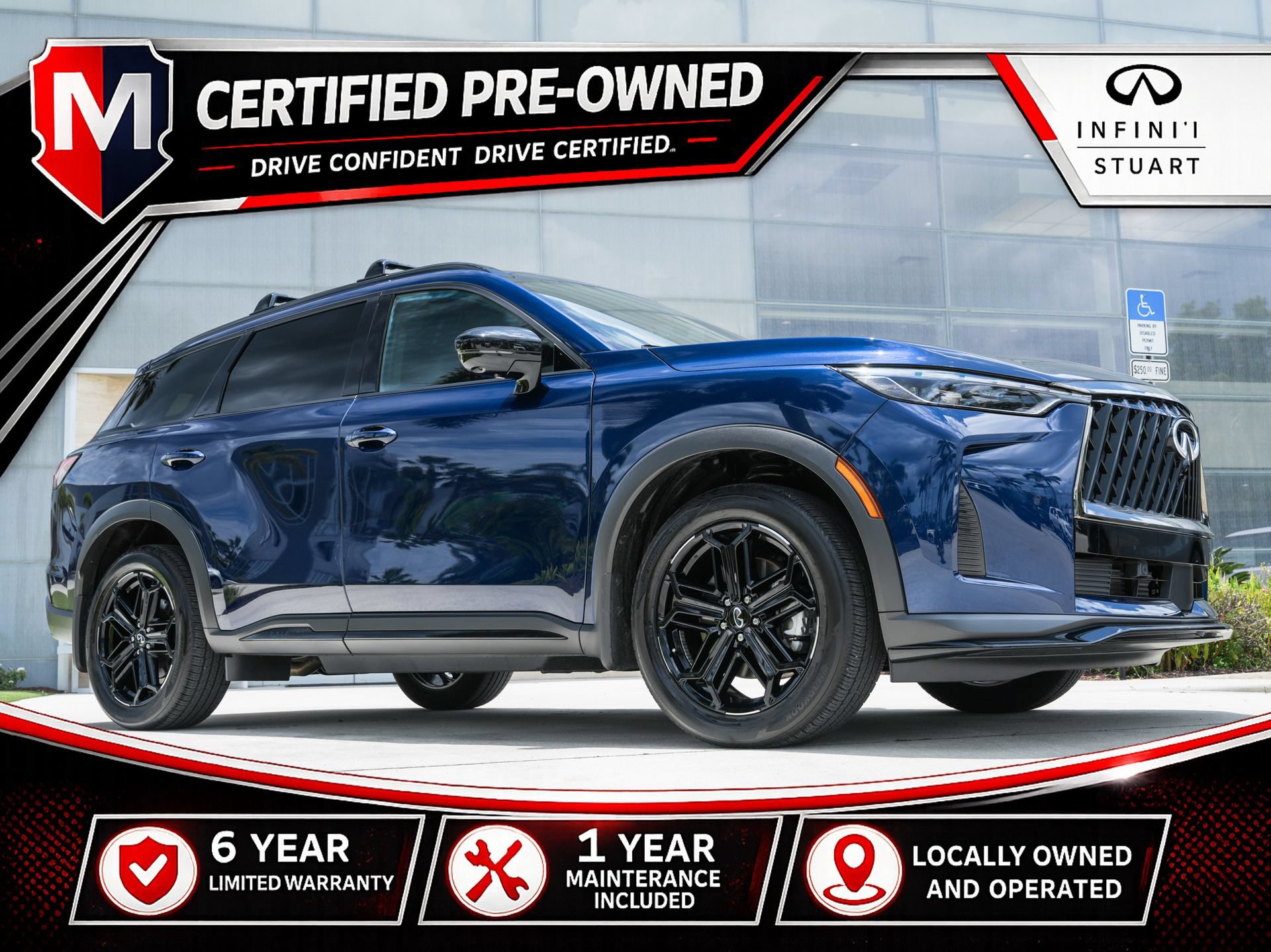 Certified 2026 INFINITI QX60 Sport w/ Dark Cargo Package
