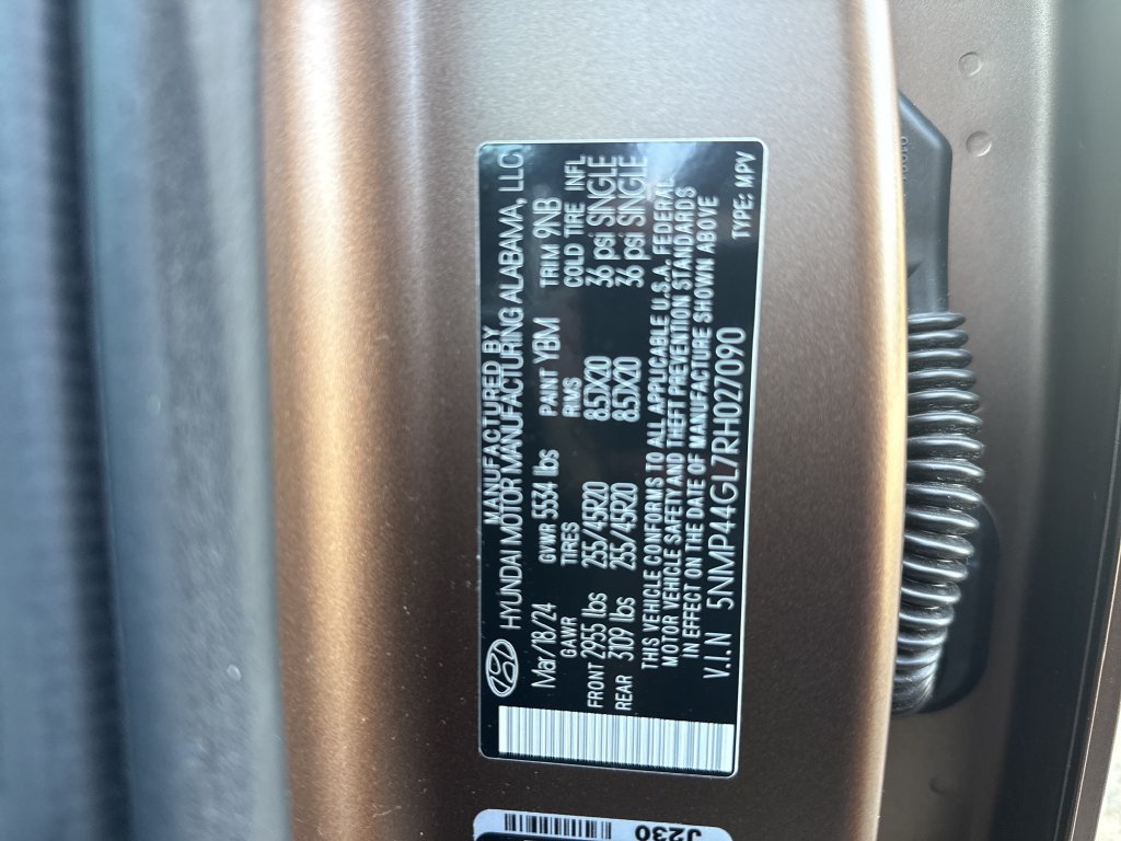 Certified 2024 Hyundai Santa Fe Limited FWD image 41