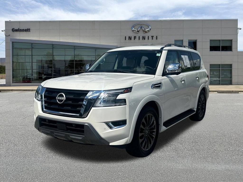 Used 2024 Nissan Armada Platinum w/ Captain's Chairs Package RWD image 1
