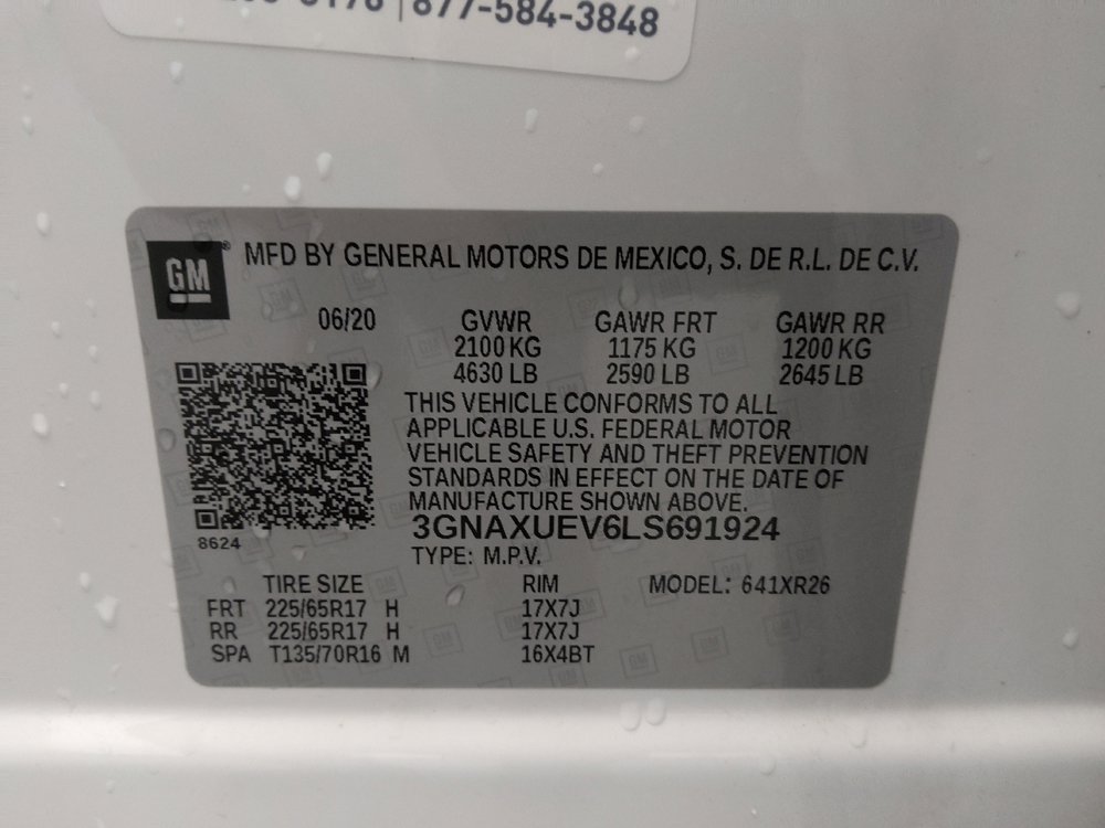Used 2020 Chevrolet Equinox LT AWD/4WD image 33