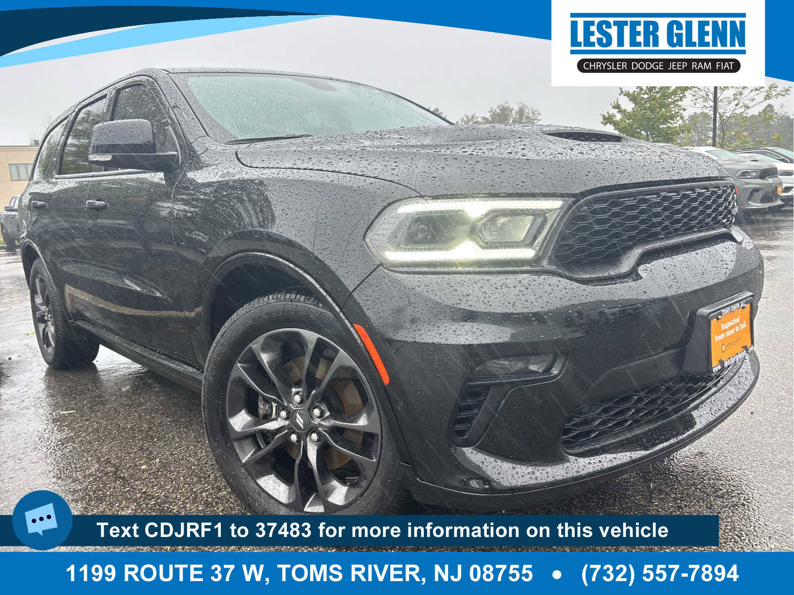 Certified 2021 Dodge Durango R/T w/ Blacktop Package image 1