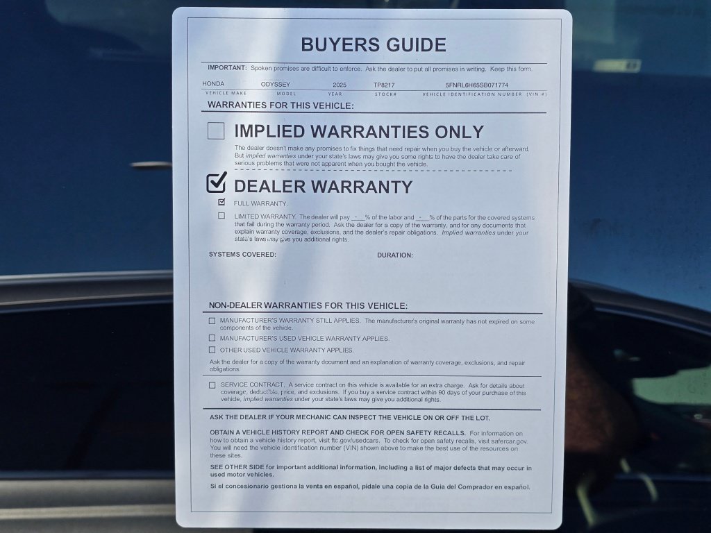 Used 2025 Honda Odyssey EX-L image 42
