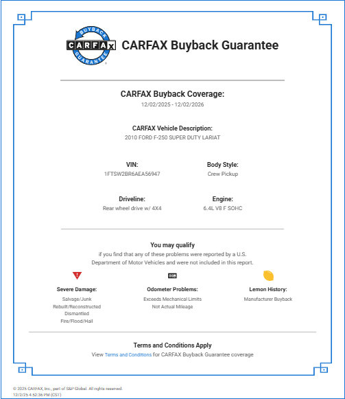 Used 2010 Ford F250 Lariat AWD/4WD image 40