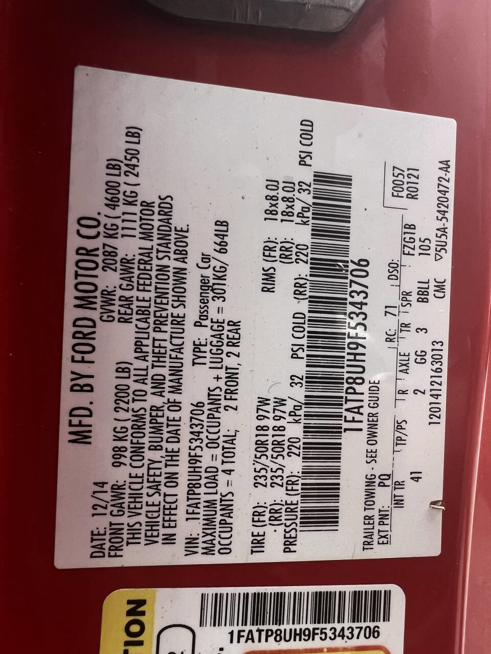 Used 2015 Ford Mustang Premium image 23