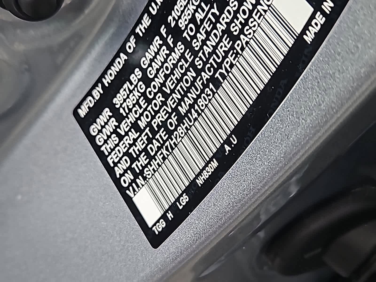 Used 2017 Honda Civic LX image 14