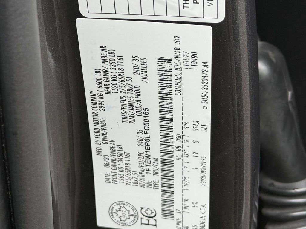 Used 2020 Ford F150 Lariat w/ Equipment Group 502A Luxury image 30