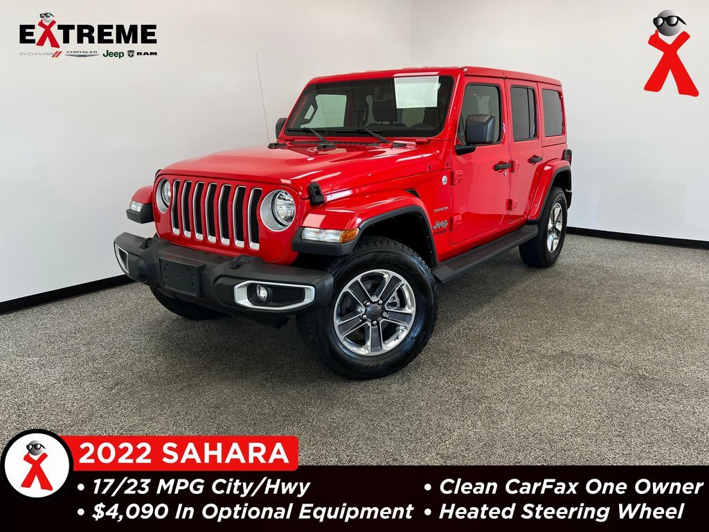 Used 2022 Jeep Wrangler Unlimited Sahara w/ Cold Weather Group