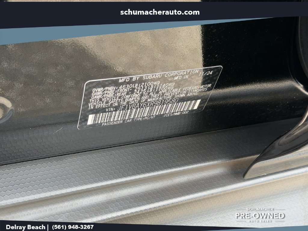 Certified 2024 Subaru WRX TR AWD/4WD image 19