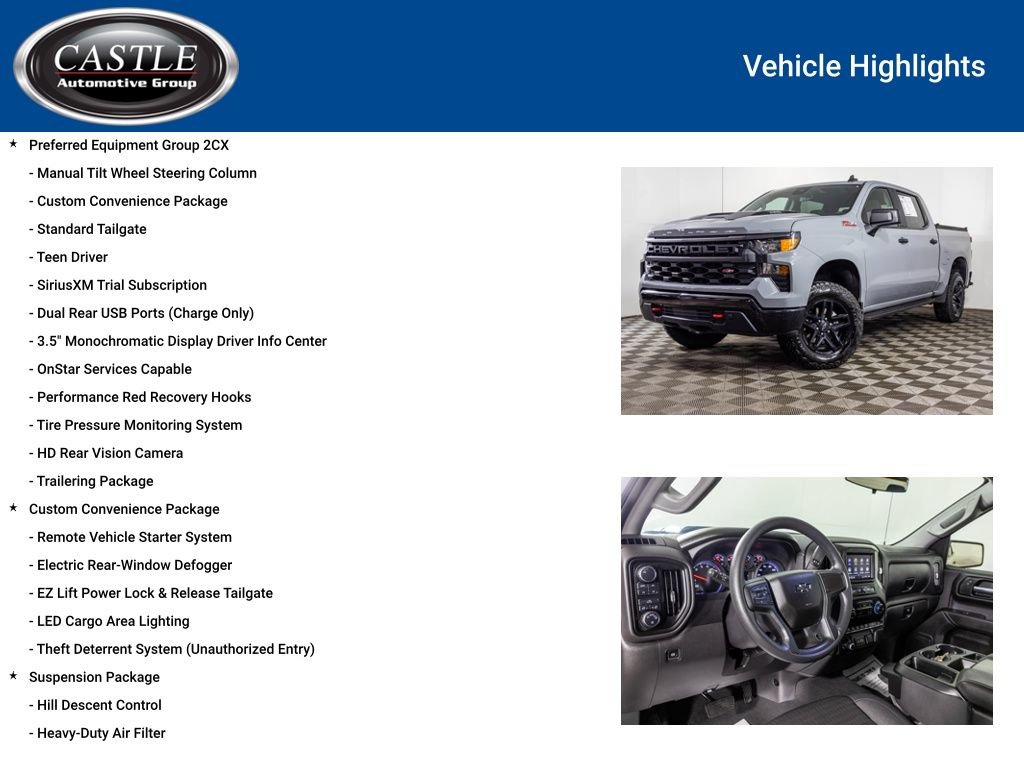 Used 2025 Chevrolet Silverado 1500 Custom Trail Boss AWD/4WD image 8