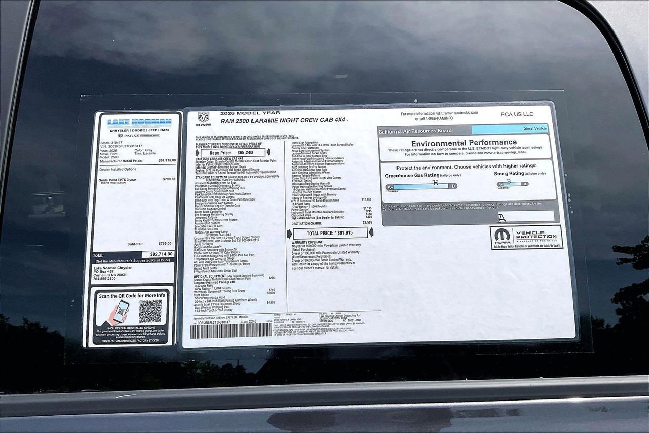 New 2026 RAM 2500 Laramie AWD/4WD image 75