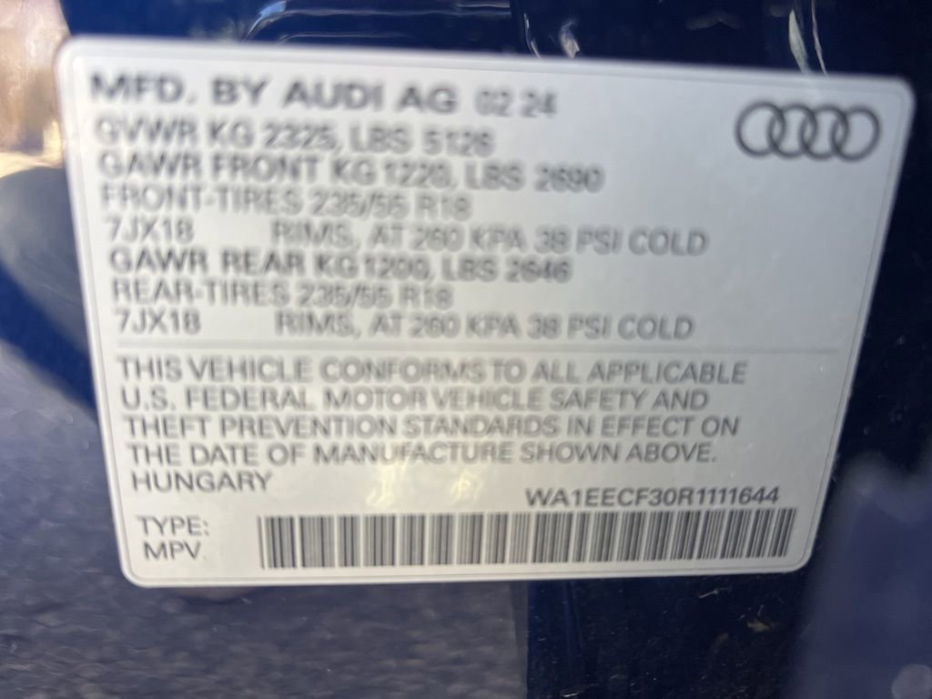 Used 2024 Audi Q3 2.0T Premium Plus w/ Premium Plus Package image 32