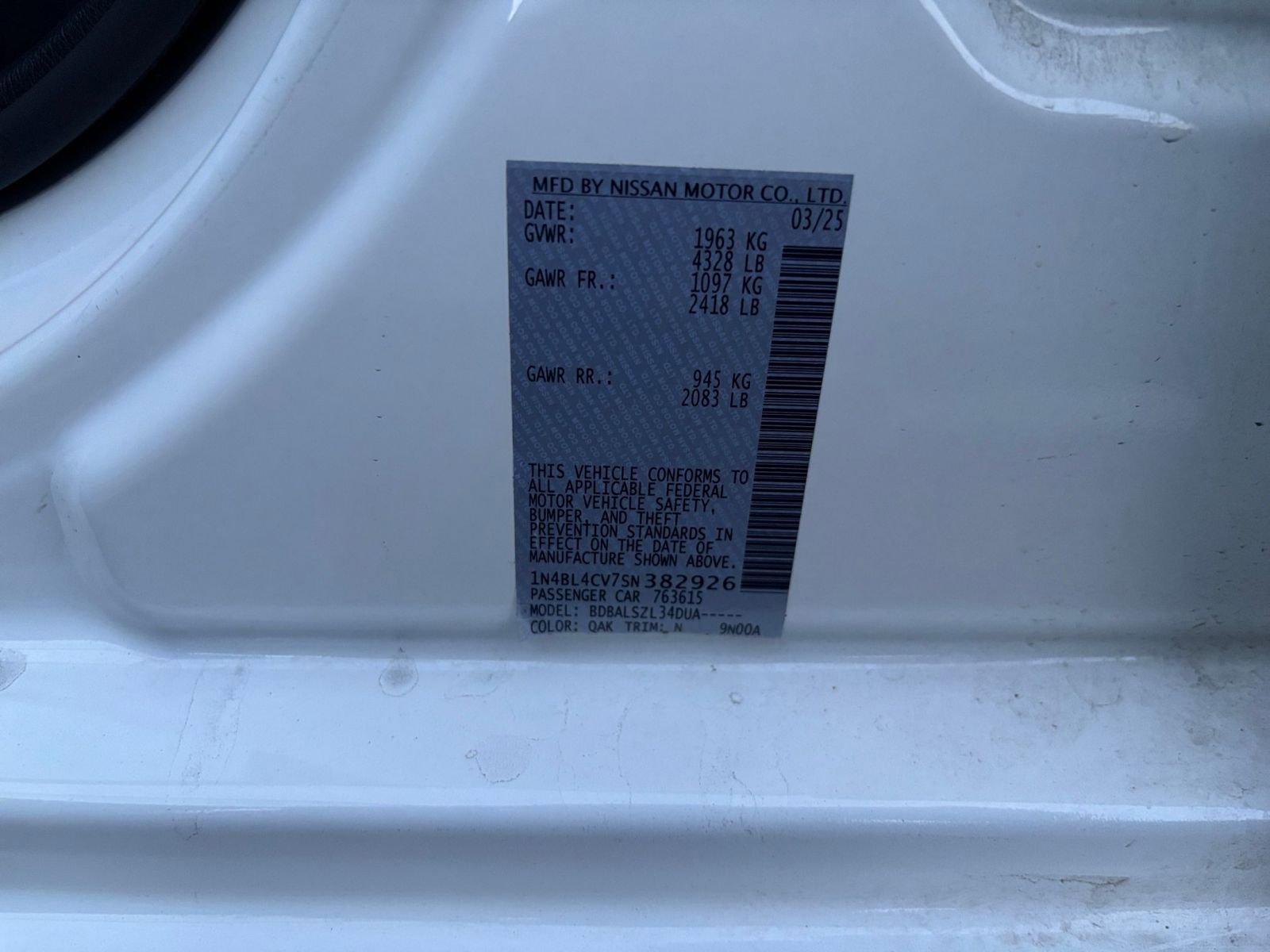 Used 2025 Nissan Altima 2.5 SR image 29