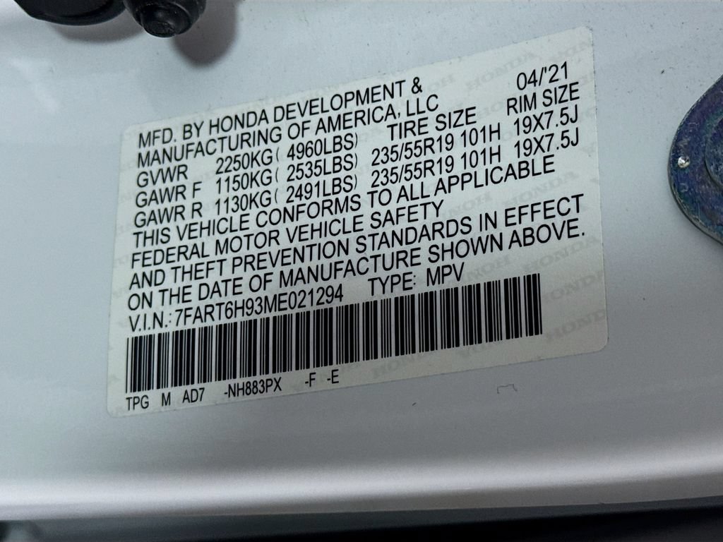 Used 2021 Honda CR-V Touring image 41