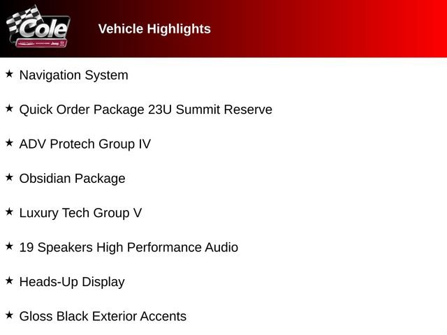 Used 2025 Jeep Grand Cherokee Summit AWD/4WD image 5