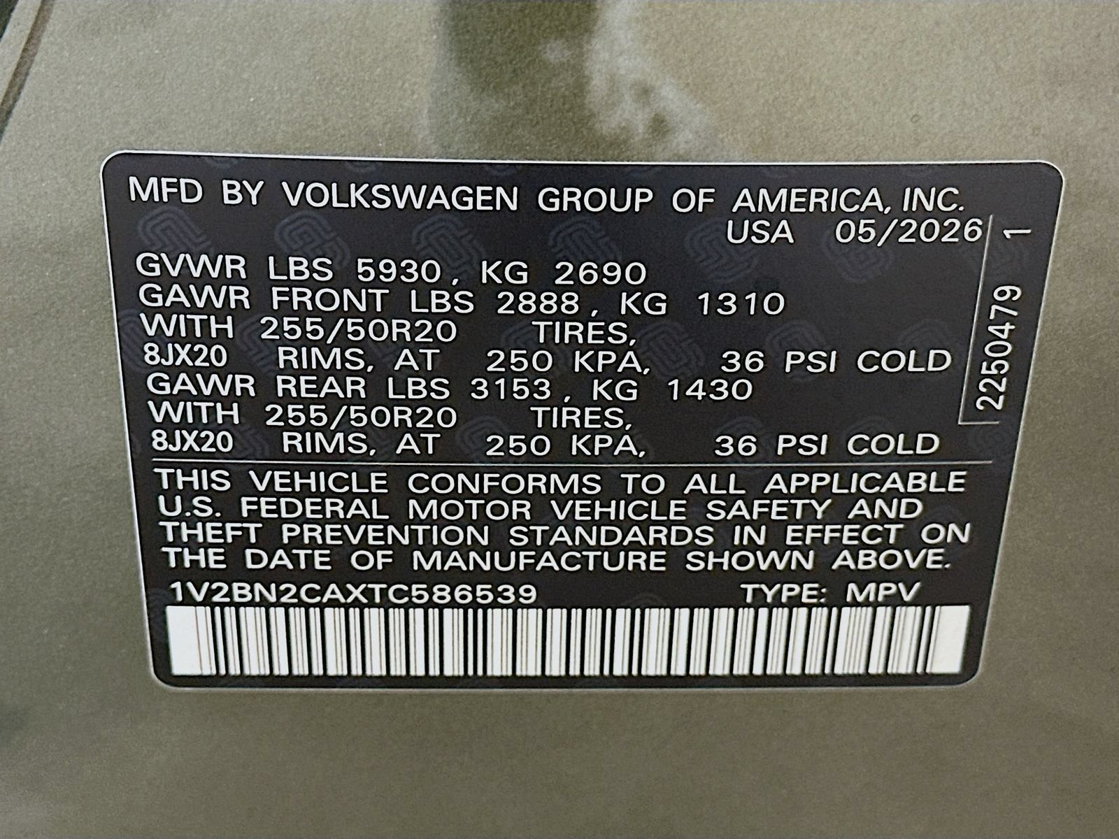 New 2026 Volkswagen Atlas SEL AWD/4WD image 49