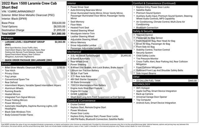 Used 2022 RAM 1500 Laramie image 15