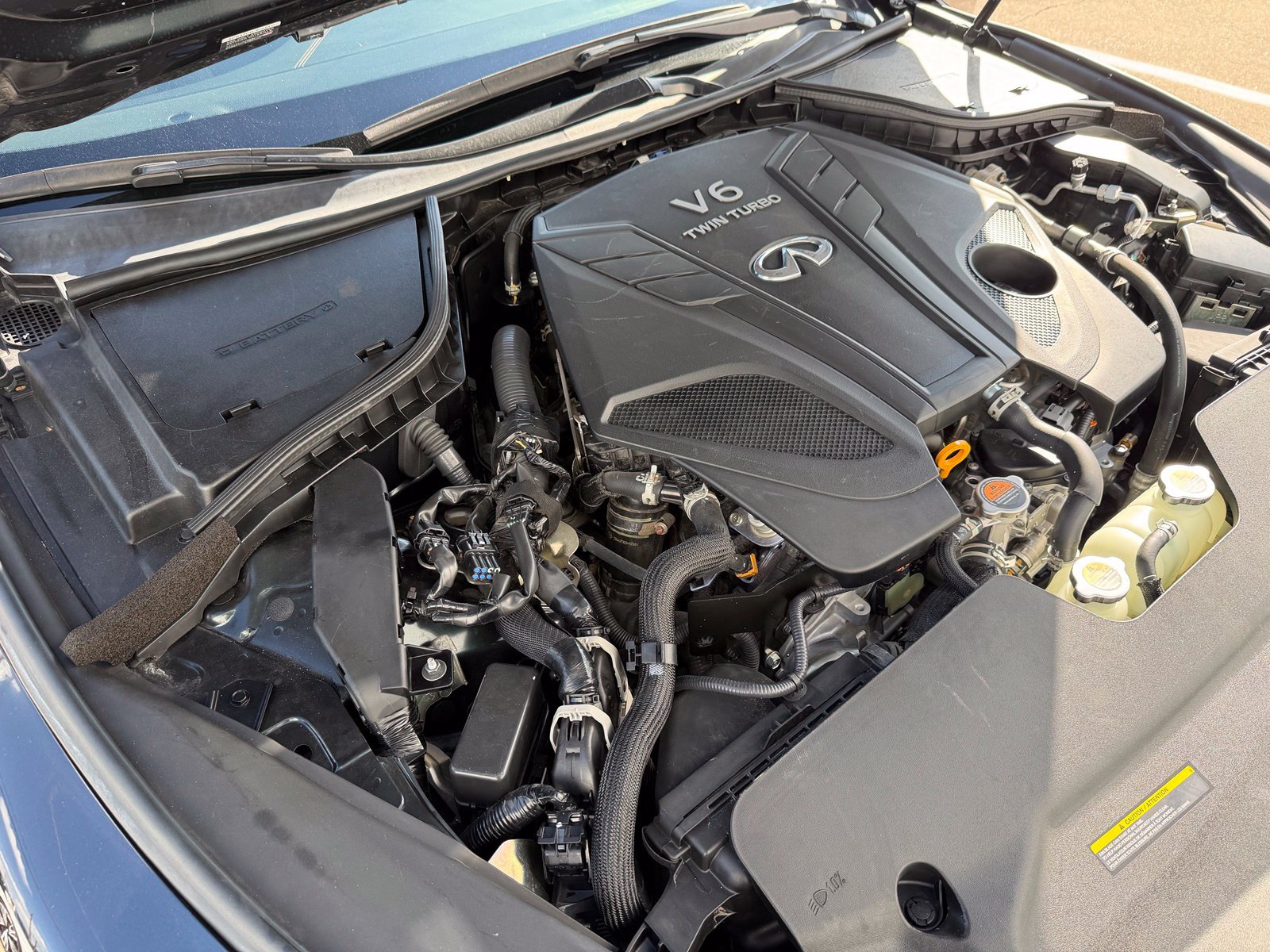 Used 2024 INFINITI Q50 Red Sport 400 w/ Black Opal Edition RWD image 43